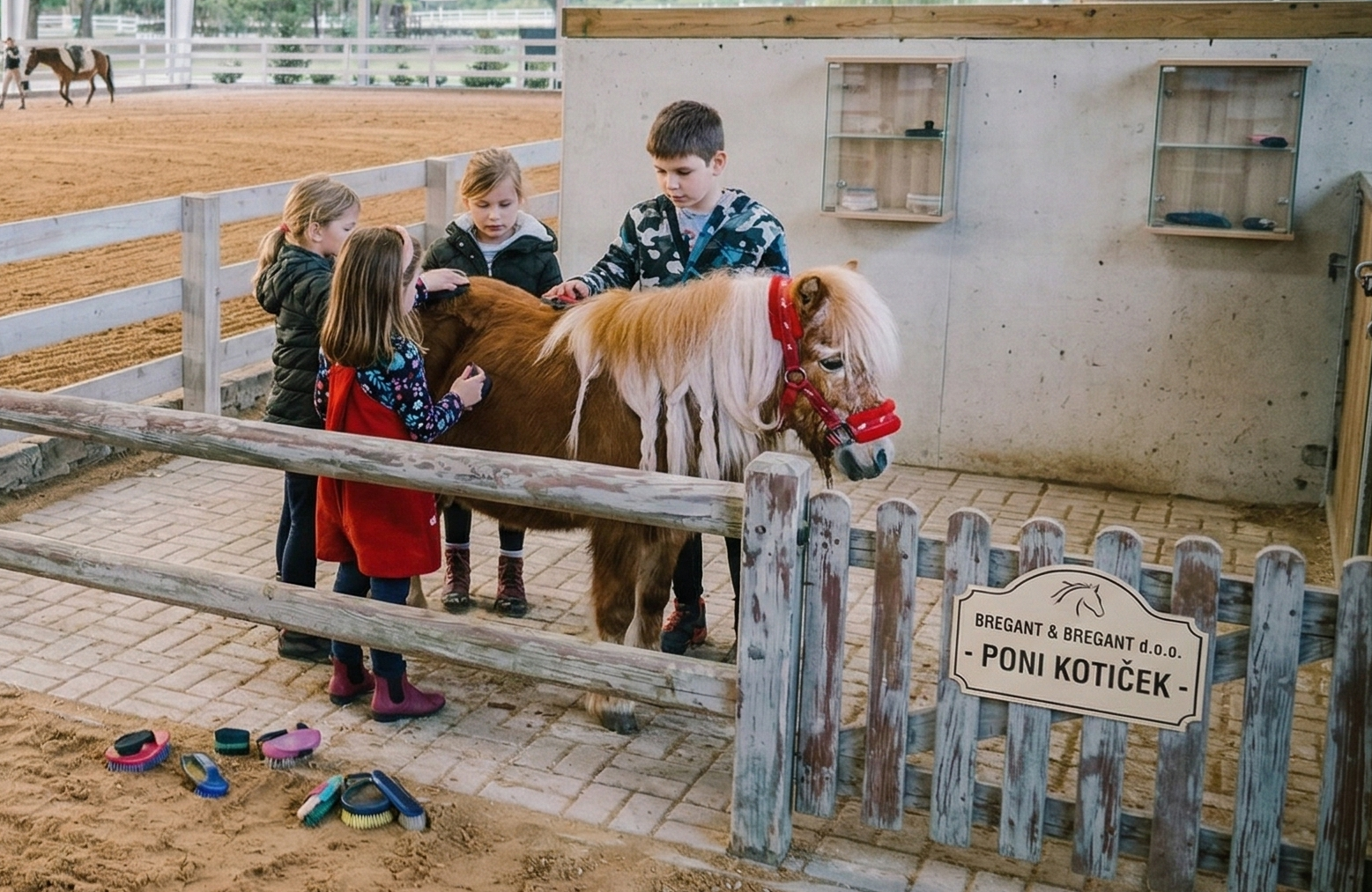 Poni kotiček – otroci s poniji